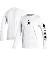 Men's adidas Juventus Team Crest Long Sleeve T-shirt