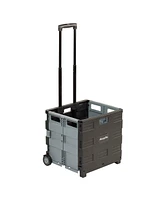 ECR4Kids Universal Rolling Cart, Mobile Storage, Black