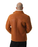 Furniq Uk Men's Shearling Casual Jacket