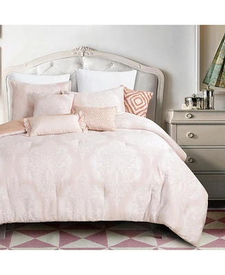 MarCielo 7 Pcs Bedding Comforter Set Chiara -King