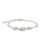 Sterling Forever Gold-Tone or Silver-Tone Sunflower Solaris Bracelet