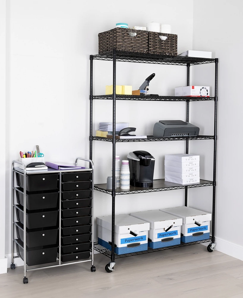 Seville Classics UltraDurable -Tier Nsf Steel Wire Shelving