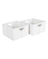 Seville Classics Handwoven Basket 2-Pack