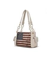 Mkf Collection Alaina Patriotic Shoulder Bag by Mia K