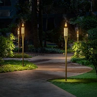 Sorbus 12 Bamboo Torches - 5 Feet Long