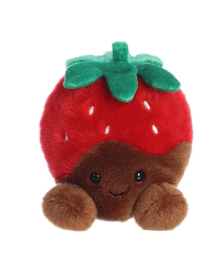 Aurora Mini Valentino Chocolate Strawberry Palm Pals Adorable Plush Toy Red 5"