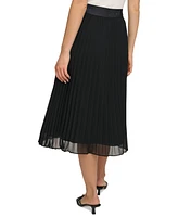 Dkny Pleated Midi Skirt