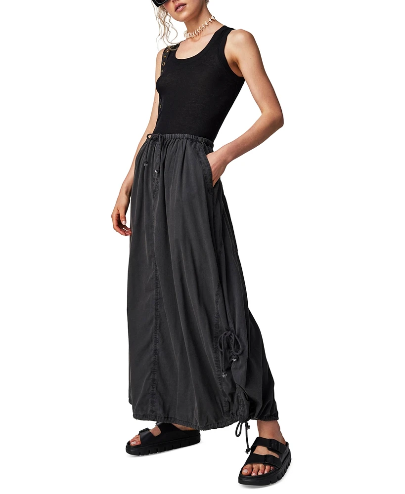 Free People Women's Picture Perfect Parachute Maxi Skirt