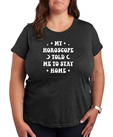 Hybrid Apparel Trendy Plus Astrology Horoscope Graphic T-shirt