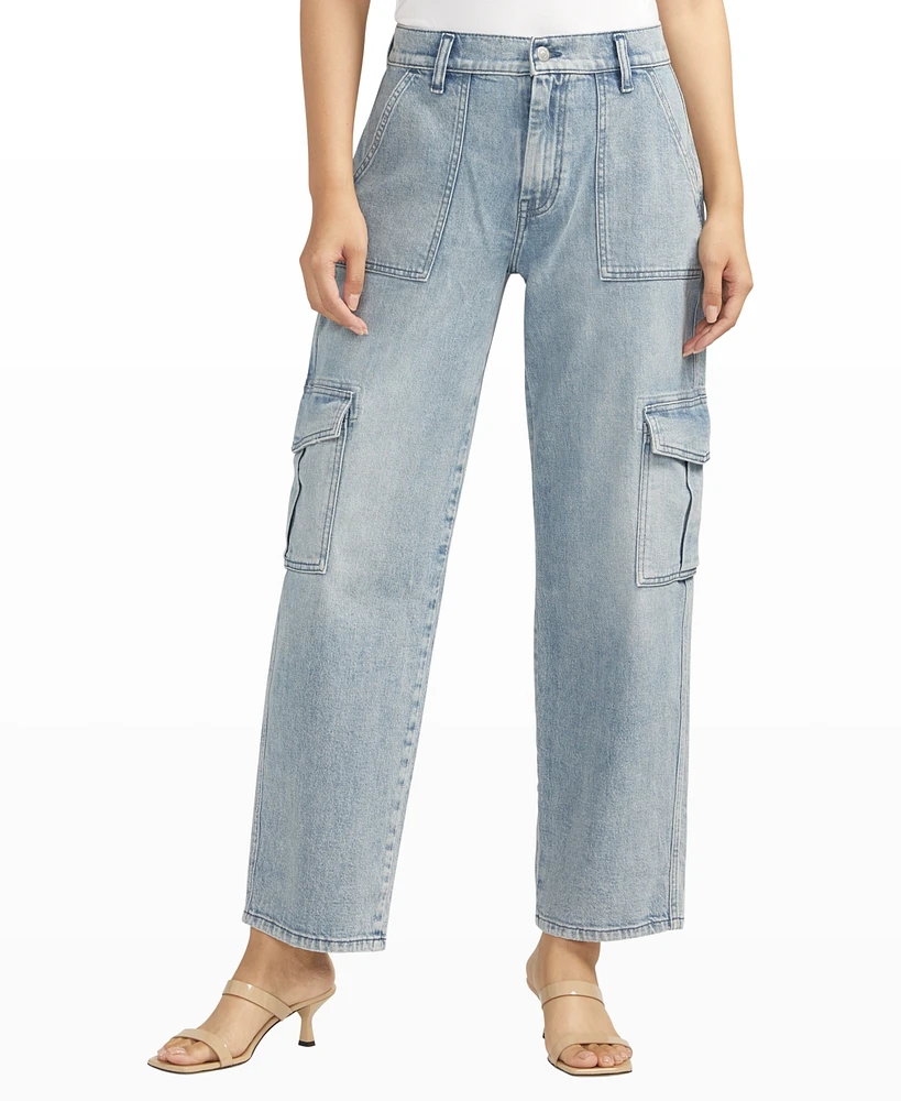 Silver Jeans Co. Women's Utility Cargo Jeans