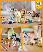 Lego Creator 31137 3-in-1 Adorable Dogs Toy Building Set with Beagle, Poodle and Labrador Builds