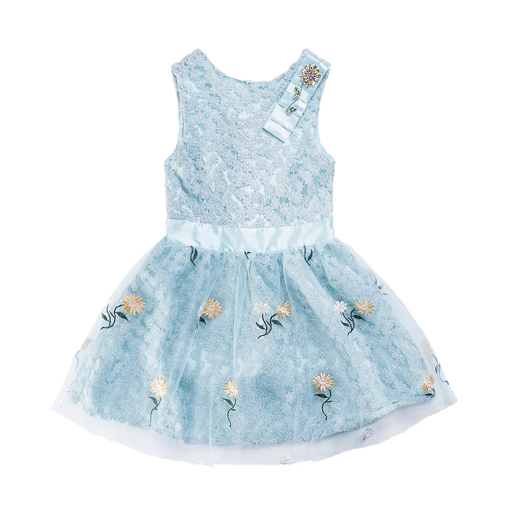 Toddler Talia Bluebell Novelty Woven Dress