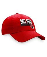 Men's Top of the World Cardinal Ball State Cardinals Slice Adjustable Hat