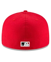 Men's New Era Red Cincinnati Reds Cooperstown Collection Wool 59FIFTY Fitted Hat