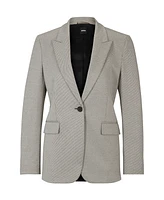 Boss by Hugo Boss Women's Patterned Regular-Fit Jacket