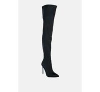 London Rag No Calm Superstretch Stiletto Long Boot