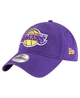 Men's New Era Purple Los Angeles Lakers Team 2.0 9TWENTY Adjustable Hat