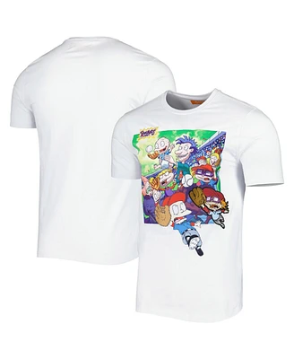 Men's and Women's Freeze Max White Rugrats Family Baseball Trip T-shirt