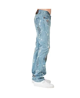 Men's Hand Crafted Wash Slim Straight Premium Denim Jeans