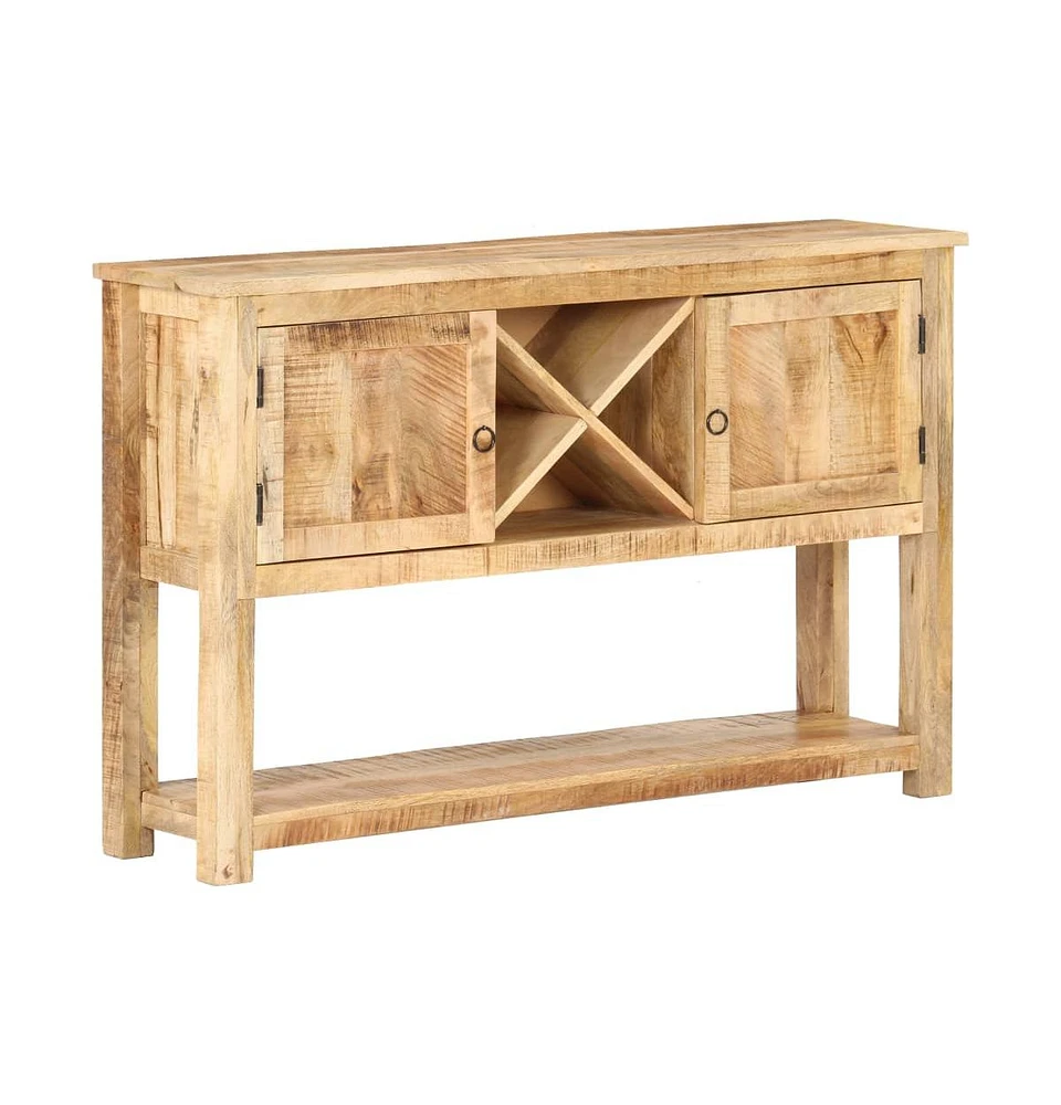 Sideboard 47.2"x11.8"x29.9" Rough Mango Wood