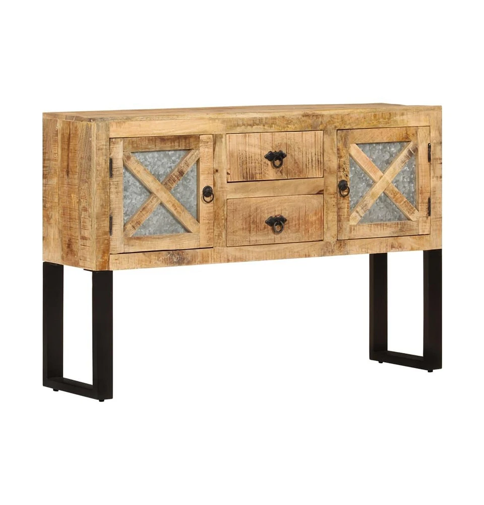 Sideboard 43.3"x11.8"x29.1" Rough Mango Wood