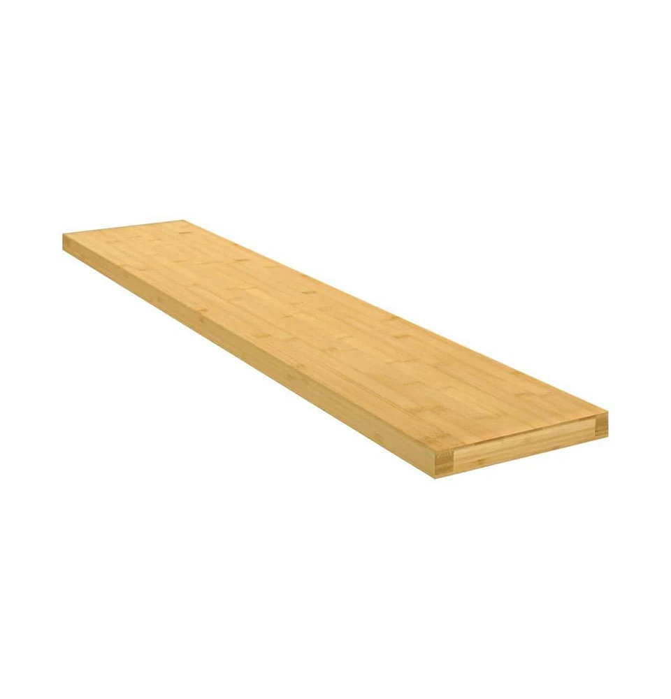 Wall Shelf 39.4"x7.9"x1.6" Bamboo