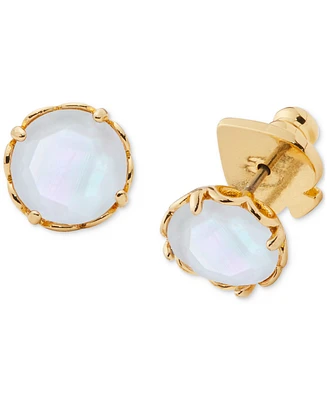 Kate Spade New York Gold-Tone Color Cubic Zirconia Stud Earrings