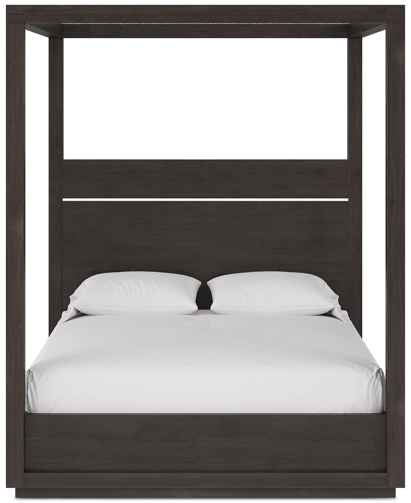 Tivie California King Canopy Bed, Created for Macy's