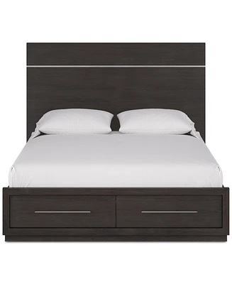 Tivie 3pc Bedroom Set (Full Storage Bed + Chest Nightstand), Created for Macy's