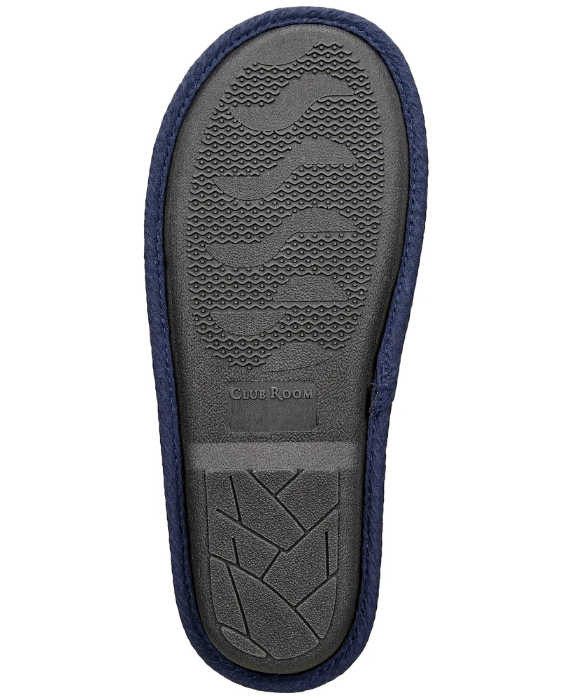 Club Room Men's Best Dad Embroidered Slippers, Created for Macy's