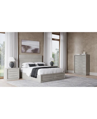 Tivie 3pc Bedroom Set (California King Storage Bed + Chest + Nightstand), Created for Macy's