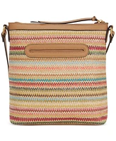 Style & Co Straw North South Crossbody Bag, Created for Macy's