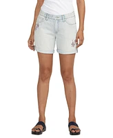 Jag Women's Alex Mid Rise Boyfriend Shorts