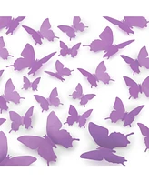 Zulay Kitchen 3D Removable Butterfly Wall Decor with 3 Wing Designs