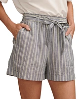 Lucky Brand Women's Paperbag-Waist Cuffed Shorts