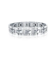 Metallo Cz Magnetic Tungsten Bracelet