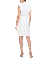 Bcbg New York Women's Tie-Waist Sleeveless Blazer Dress