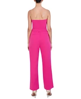 Bcbg New York Women's Strapless Belted Jumpsuit