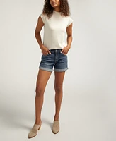 Silver Jeans Co. Women's Boyfriend Mid Rise Shorts