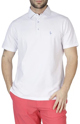 Tailorbyrd Men's Pique Polo Shirt with Multi Gingham Trim