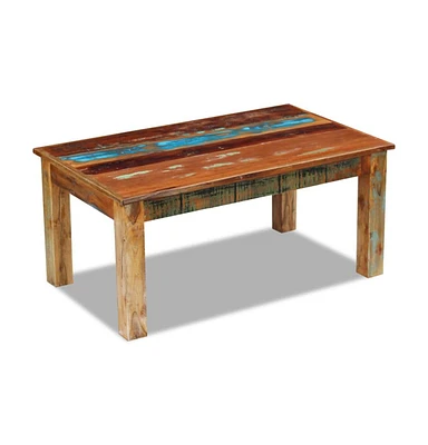 Coffee Table Solid Reclaimed Wood 39.4"x23.6"x17.7"