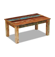 Coffee Table Solid Reclaimed Wood 39.4"x23.6"x17.7"