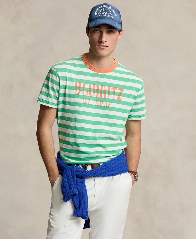 Polo Ralph Lauren Men's Classic-Fit Striped Jersey T-Shirt