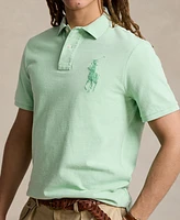 Polo Ralph Lauren Men's Custom Slim Fit Big Pony Mesh Polo Shirt