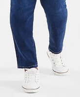 Style & Co Plus Mid-Rise Slim-Leg Stretch Jeans