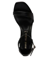 Anne Klein Women's Mia Ankle Strap Block Heel Dress Sandals