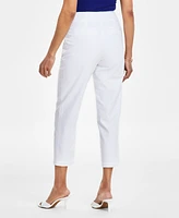 I.n.c. International Concepts Women's High Rise Tapered Cropped Pants, Created for Macy's