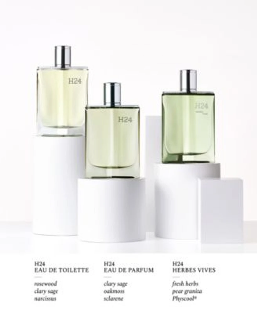 Hermes Mens H24 Herbes Vives Eau De Parfum Fragrance Collection