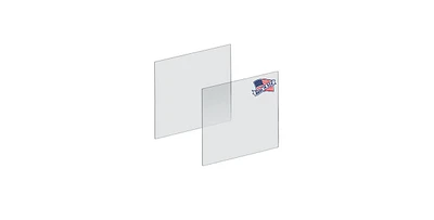 Azar Displays Plexiglass Acrylic Sheets Cut to Size, Clear Plastic Panels, Size: 20" x 20" x 3/16" Thick with Square Corners, 2