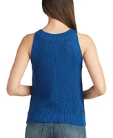 Bcx Juniors' Sleeveless Halter Sweater Top